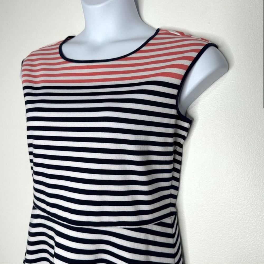 Draper James Sleeveless dress, 12 - Coral and Navy, perfect summer dress! 🛥️